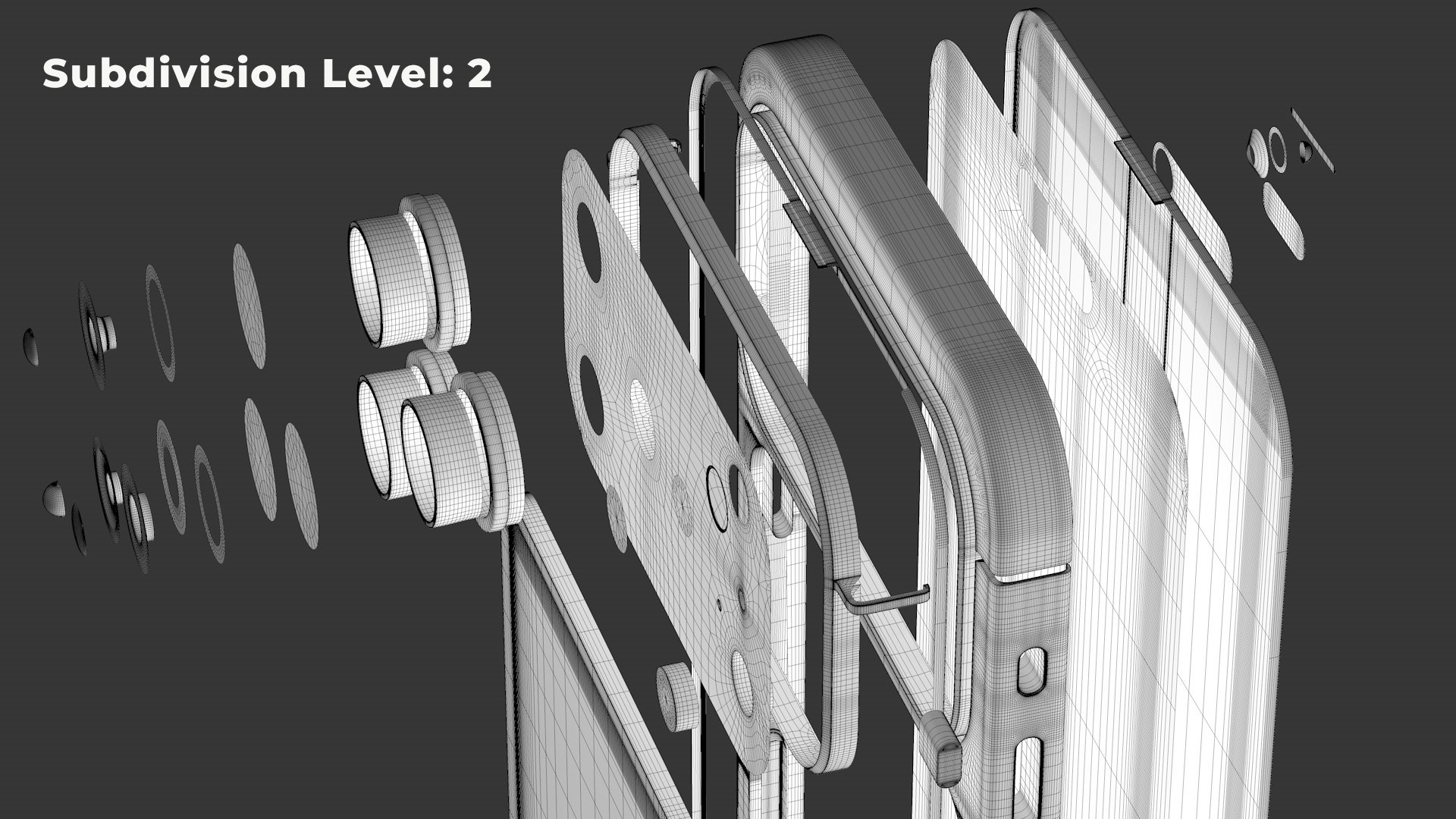 Apple iPhone 17 Pro Max 3D Model Silver