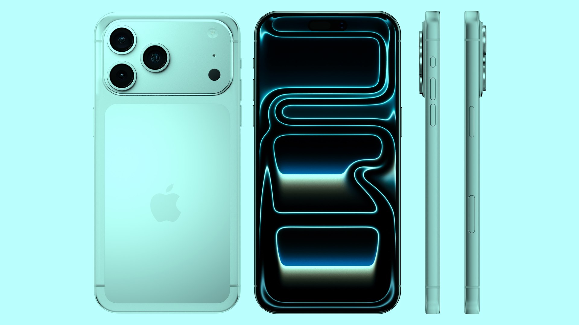 Apple iPhone 17 Pro Max 3D Model Silver