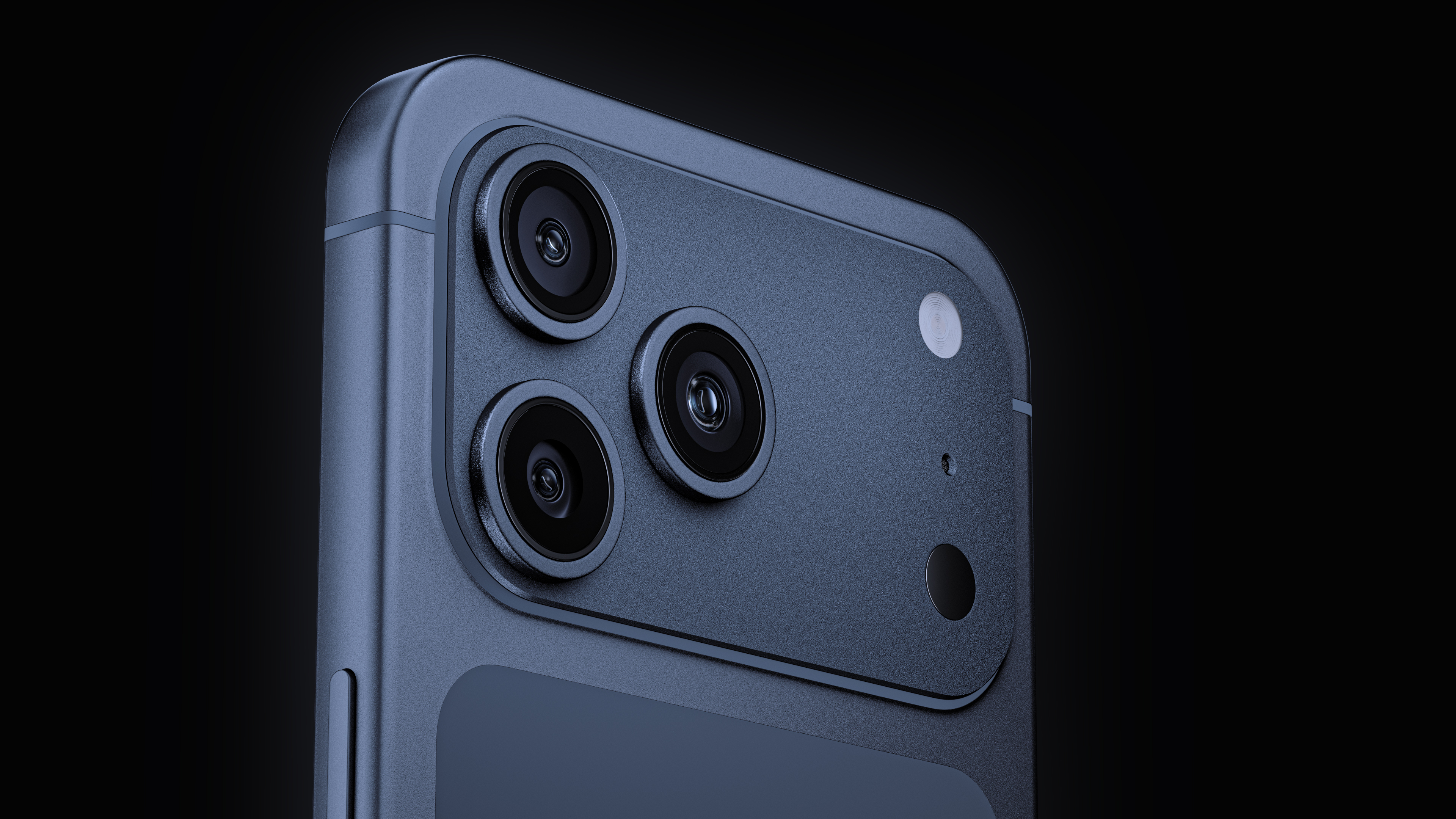 Apple iPhone 17 Pro Max 3D Model Deep Blue