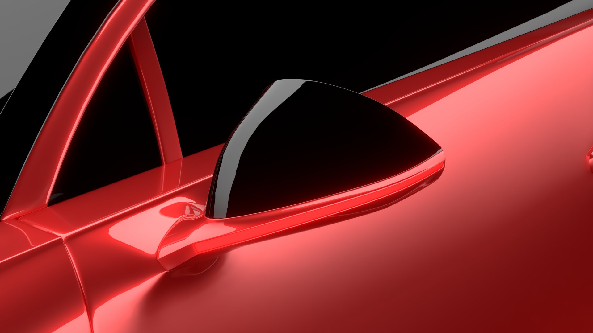 Bugatti Chiron Sport 3D Model 2021 Red