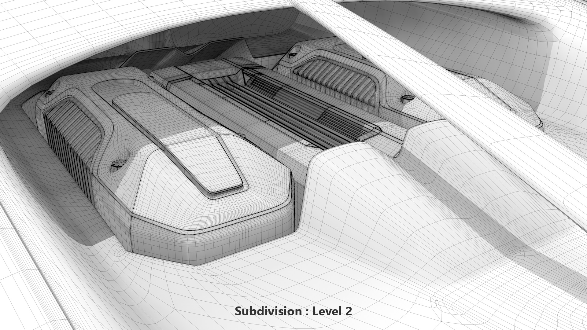 Bugatti Chiron Sport 3D Model 2021 Blue
