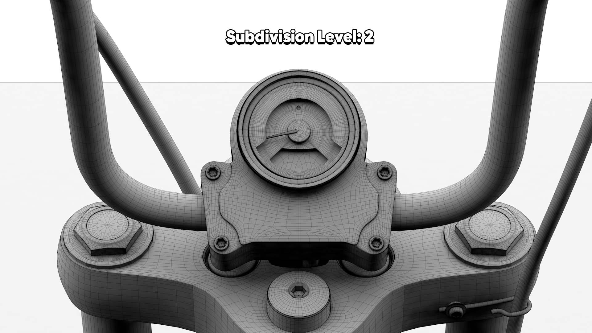 Harley Davidson Street Bob 2026 3D Model (Vivid Black)